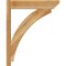 Ekena Millwork Thorton Slat Rough Sawn Outlooker, Western Red Cedar, 6"W x 26"D x 32"H OUT06X26X32THR06RWR - alternate 3
